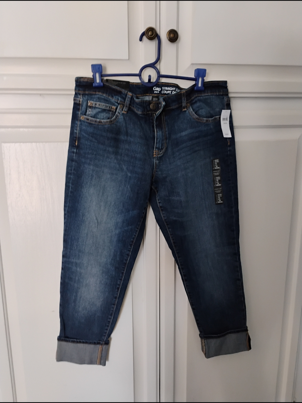 GAP Women's Boyfriend Fit Jeans - Dark Blue Wash